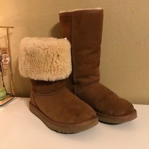 UGG Boots Chesnut Classic Tall Size 8 EUC